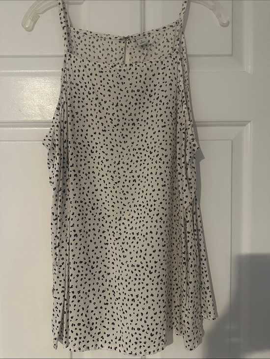 Old Navy Tops - Old Navy Cream Spotted Camisole with Black Print